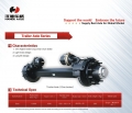 SHACMAN® genuíno - HANDE freio reboque eixo - 13T / 16T