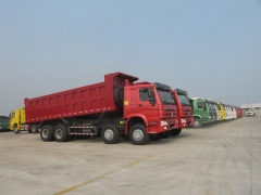 Vários tipos de SINOTRUK HOWO 8X4 caminhão, caminhão de descarga de roda 12, caminhão de descarga de 3 eixos