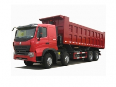 Fácil instalação SINOTRUK HOWO A7 8x4 caminhão, 12 caminhão basculante, caminhão de descarga de 30-60 ton