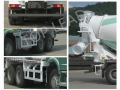 SINOTRUK HOWO 6x4 betoneira com táxi padrão, caminhão betoneira, caminhão de betoneira de 8 metros cúbicos