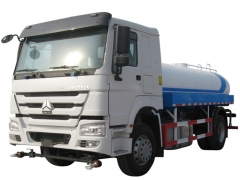 Fácil instalação SINOTRUK HOWO 4x2 água tanque, caminhão 10M 3 de aspersão, 10000 litros caminhão de tanque da água